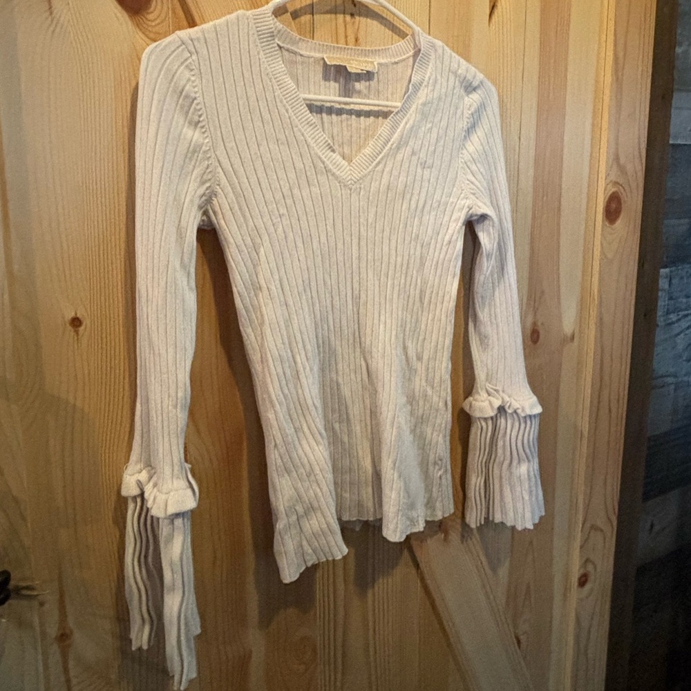 Michael Kors white long sleeve